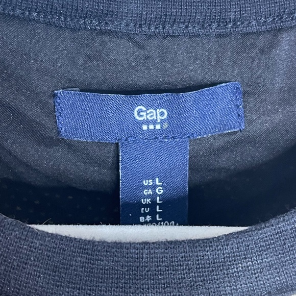 Gap Black and Gold Size Large Sequin Top - Picture 6 of 6